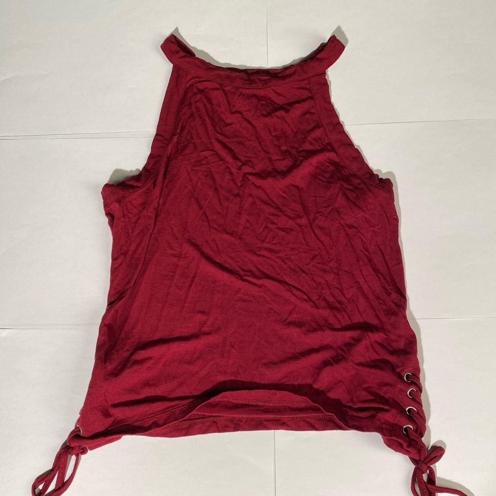 Tank top with tied ends